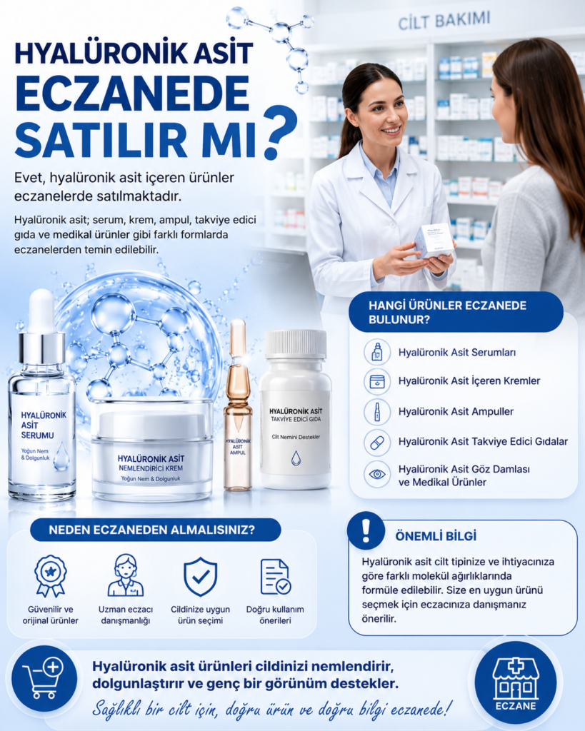 Hyalüronik Asit Eczanede Satılır mı